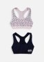 Let Me Sleep In Racerback Bras 2 Pack