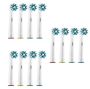 Eu Cross Oscillating Replacement Toothbrush Heads For Oral B - 12 Pack