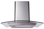 Univa Appliances Univa 60CM Curved Glass Chimney Cooker Hood