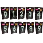 - Large Birthday Candles Set Numbers 0 To 9