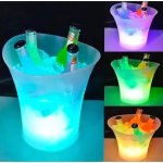 Multicolor LED Ice Bucket Rechargeable Bluetooth Speaker- 7L