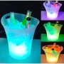 Multicolor LED Ice Bucket Rechargeable Bluetooth Speaker- 7L