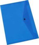 Bantex A4 Lightweight Flat Landscape Business Envelope Cobalt Blue