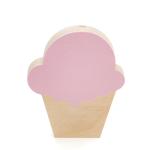 Wooden Ice Cream - Pink - Shelf Decor