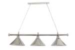 Triple Chrome Pendant Light