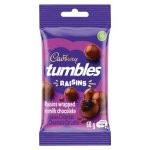 Cadbury Chocolate Tumbles Raisins 60G