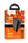 Hoco CS23A Dual Wall Charger Set Type-c To Type-c – PD30W QC3.0 Eu Cable Set