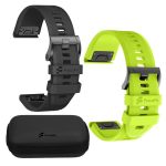 Focusfit Easyfit 26MM Silicone Strap Bundle For Garmin Fenix 7X 6X 5X