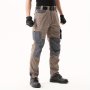 Men's Color-blocked Thick Wear-resistant Multi-pocket Safety Work Trousers Multi-pocket Multi-functional Knee-protecting Work Trousers