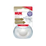 Silicone Genius Soother White Size 0 Months - 1 Pack