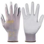 Grey Nylon Lined Pu Coated GLOVESSZ-6