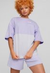 Puma Power Colorblock Tee - Vivid Violet