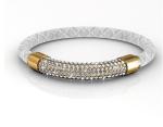 DESTINY Lush Bracelet Embellished With Swarovski Crystals-available In 3 Variants - White gold