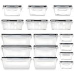 16-PIECE Food Storage Containers With Lids Tupperware Sets With Lids