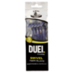 Duel Swivel Twin Blade Disposable Razors 5 Pack