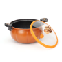 Non-stick Micro Pressure Cooker 8L Cooking Capicty - Pumpkin Shape