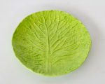 Ceramic Green Cabbage Side Plate – 24CM