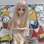 30CM 20 Joints Plain Body 2D Painted Real Eye Doll Straight Hair Bangs Diy Material Girl Toy Accessories