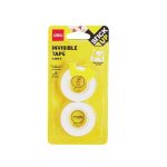 Deli Invisble Tape 18×18.3 2 + Dispenser