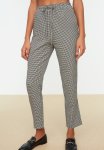Gingham Trousers - Black