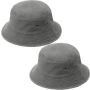 2 Pack Women Bucket Hat Uv Protective Summer Sun Hat Foldable Beach Use