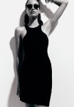 Ribbed Bodycon Dress - Black
