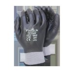 Zuka 15G Grey Nylon spandex Shell Micro Foam Nitrile Sandy Full Coat Glove