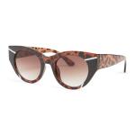 Tort Black Cateye Grad Brown Sunglasses