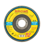 Tork Craft Flap Disc Round Edge Zirconium 115MM 120G Flat