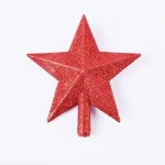 Christmas Tree D Cor Star Topper 15CM Red Silver Gold 067-000984