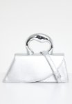 Superbalist Metal Handle Crossbody Bag - Silver