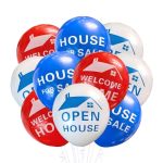 Real Estate Latex Balloons 12 Count Mix Open House Decoration Open House Party Event Supply Welcome Home Birthday Theme 12 Inch