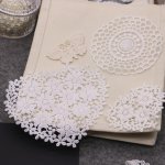 2PCS In A Pack Of Lace Fabric Thoughtful Type