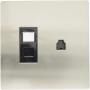 Telephone Socket Cbi Electric Stainless Steel 2X4