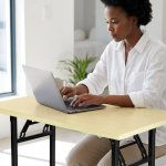 Single Computer Training Desk For Office And Study