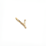 Y Alphabet Charm In Yellow Gold