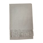 Grey Thick Polyester Scarf 60X180CM