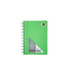 A6 Wirobook 80PG Neon Green