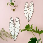 Leaf Mirror - Alocasia - Small 17CM W X 33CM H