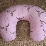 Feeding Pillow Cover Girly Southwest Icons Set