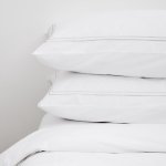 400 Thread Count Egyptian Cotton Sateen Satin Stitch Pillowcase Pair Grey - King Pair 50X90CM