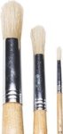 Dala 582 Round Hog Bristle Brush Set Set Of 3 - Long Handle