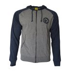 Icon Sport Club America Hoodie Lightweigh Fz Summer Light Zip Up Jacket Grey Adults Grey XL