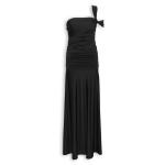 Black One Shoulder Maxi Dress