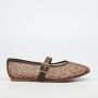 Ayanda 2 Chocolate Women Mesh / Faux Leather Pump