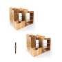 2 Pieces Combohome Office Desktop Bookshelf Paper Storage Organizer