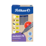 Pelican Pelikan 711 Permanent Markers Blue Ink Waterproof Refillable 10-PACK