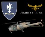 Alouette III 57. 17 Sqn Mouse Pad