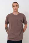 Cargo Pocket T-Shirt - XL Brown