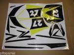 Dirt Bike Stickers Yellow